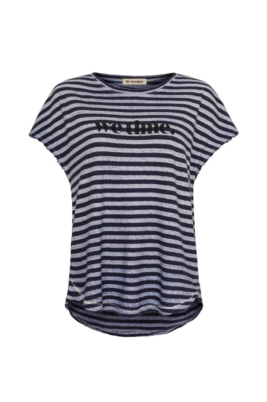 Kleidung liv bergen | T-Shirt Stripe In Navy