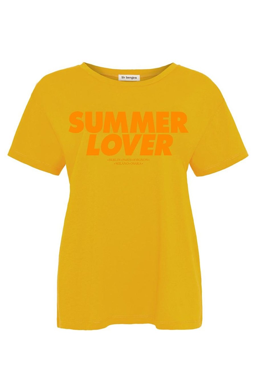 Kleidung liv bergen | T-Shirt Summer Lover In Golden Palm