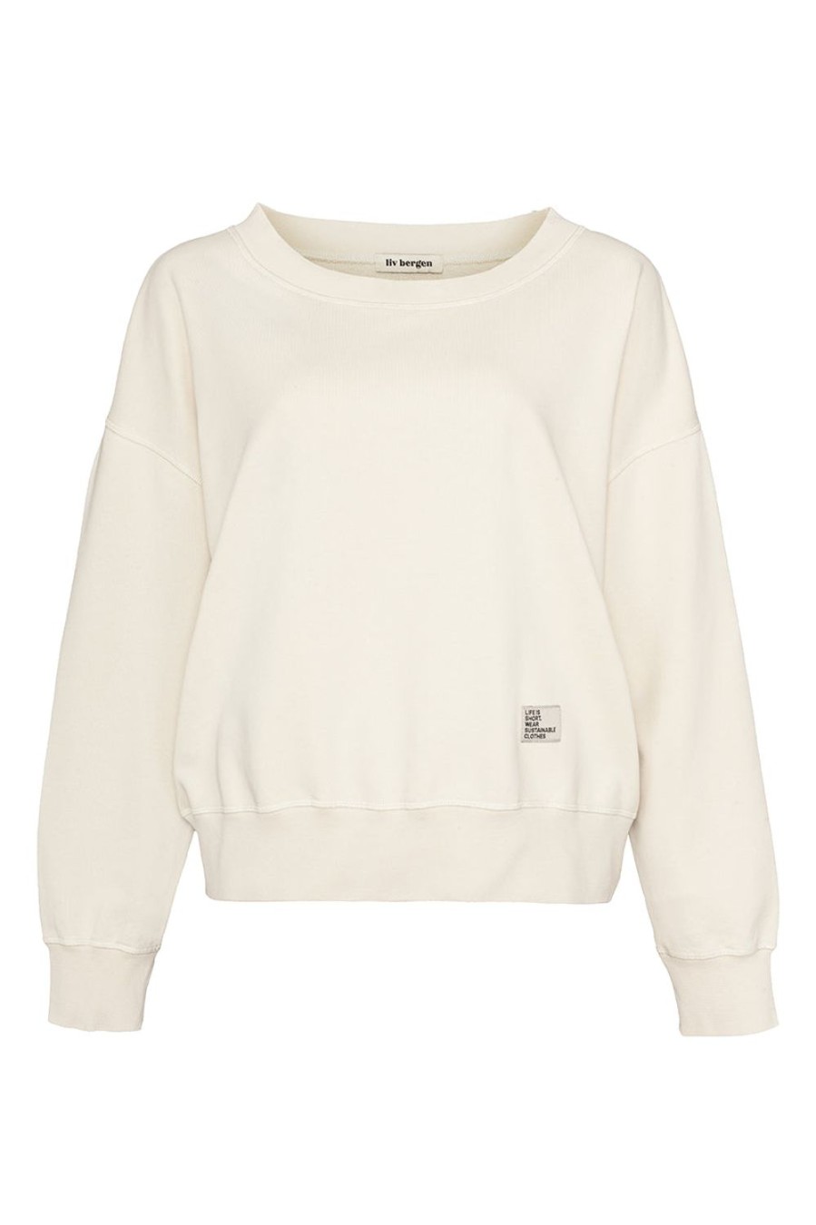 Kleidung liv bergen | Sweater "100% Organic Cotton" In Buttercreme