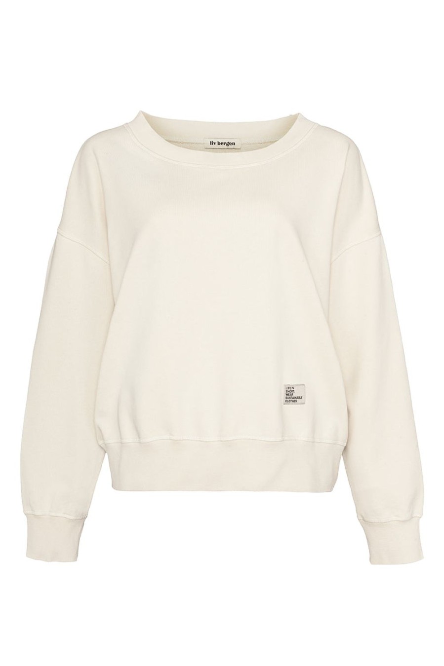 Kleidung liv bergen | Sweater "100% Organic Cotton" In Buttercreme