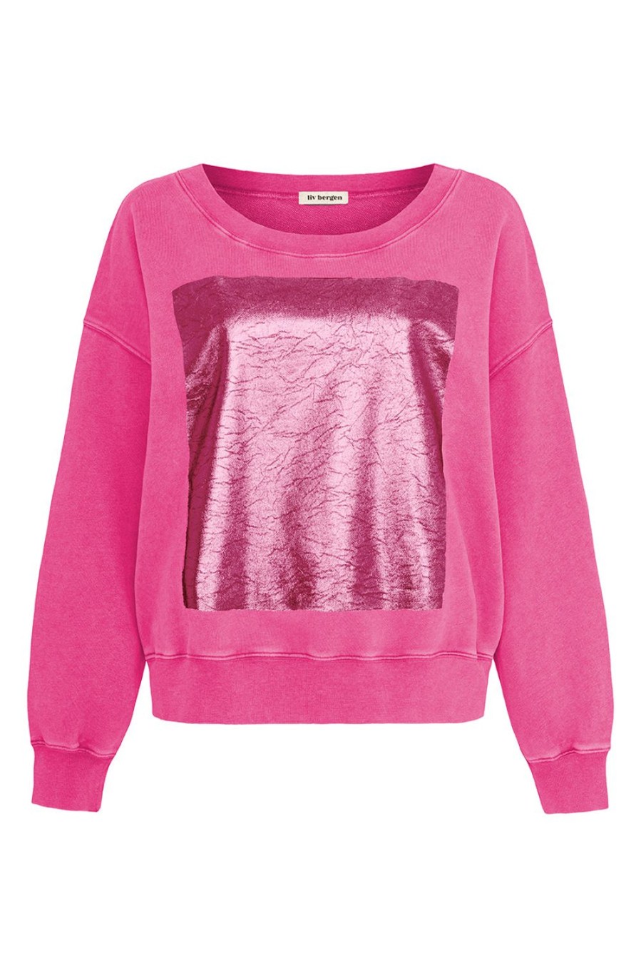 Kleidung liv bergen | Sweater Square "100% Organic Cotton" In Rose