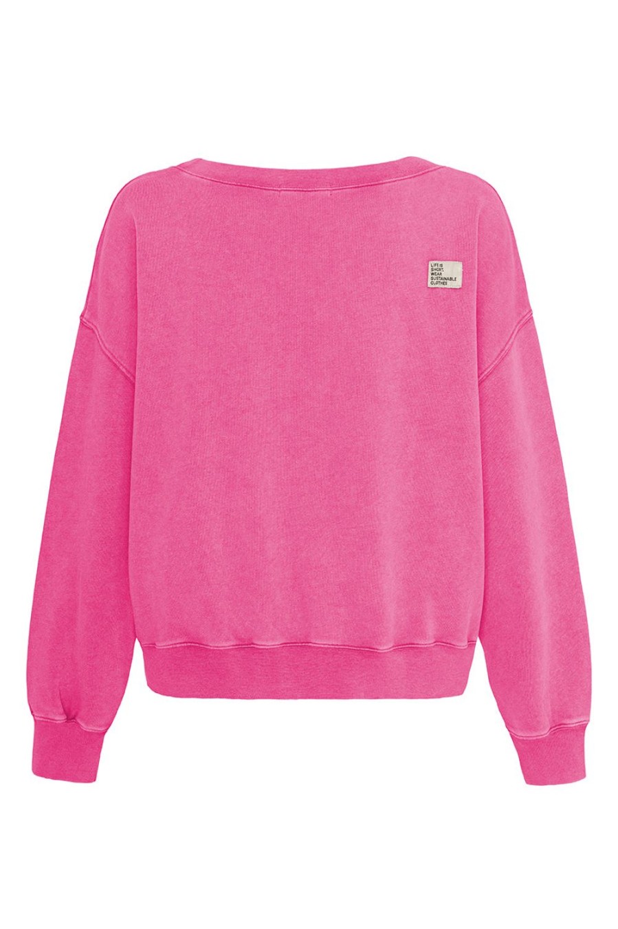 Kleidung liv bergen | Sweater Square "100% Organic Cotton" In Rose