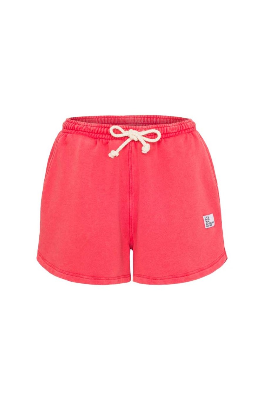 Kleidung liv bergen | Shorts "100% Organic Cotton" In Fire Red