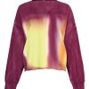 Kleidung liv bergen | Sweater Handpainted In Aubergine