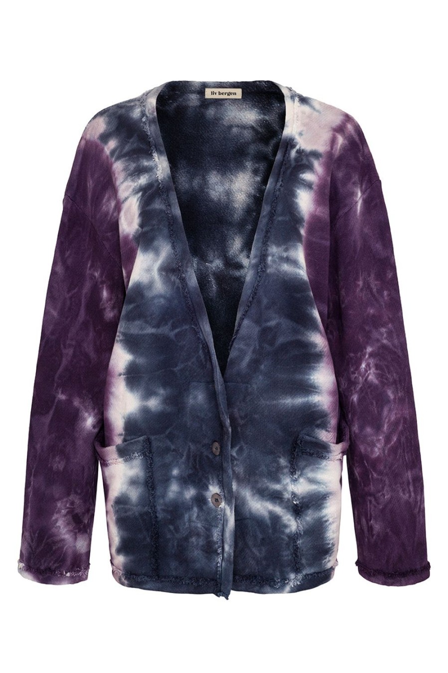 Kleidung liv bergen | Jacke Batik In Lilac Tie Dye