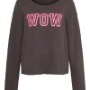 Kleidung liv bergen | Sweater Wow In Asphalt