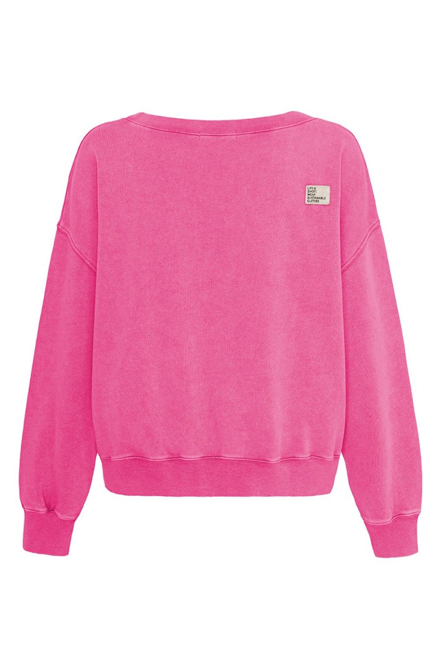 Kleidung liv bergen | Sweater Square "100% Organic Cotton" In Rose