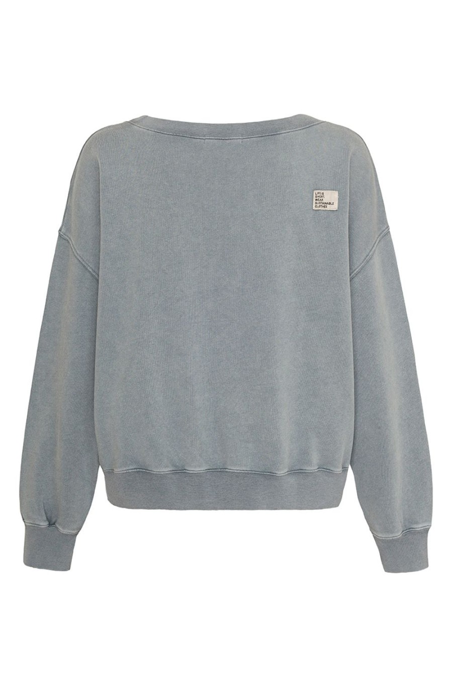 Kleidung liv bergen | Sweater Square "100% Organic Cotton" In Stormy