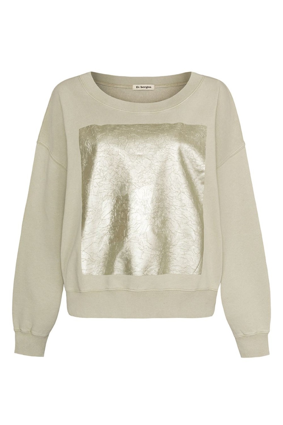 Kleidung liv bergen | Sweater Square "100% Organic Cotton" In Sand