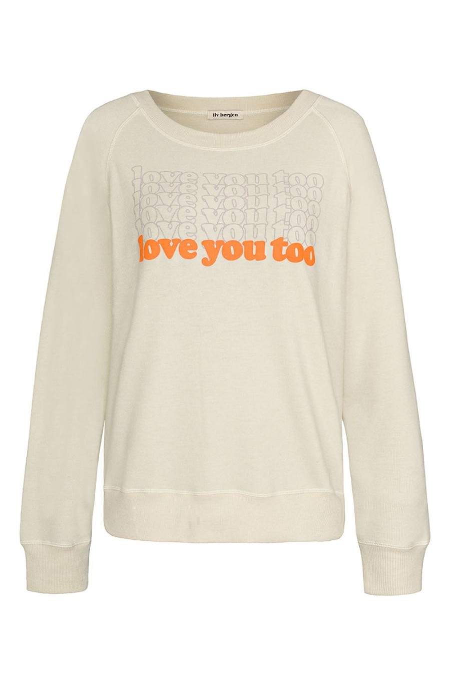 Kleidung liv bergen | Sweater Love In Silver