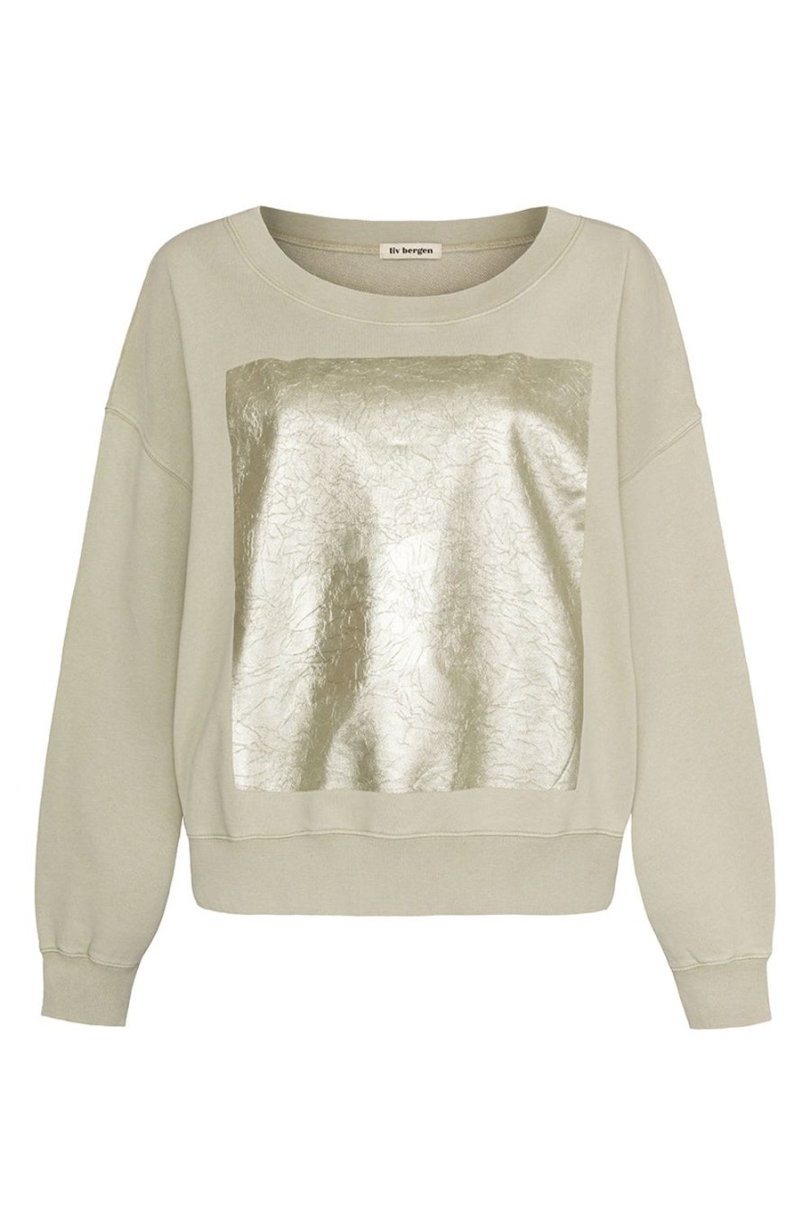 Kleidung liv bergen | Sweater Square "100% Organic Cotton" In Sand