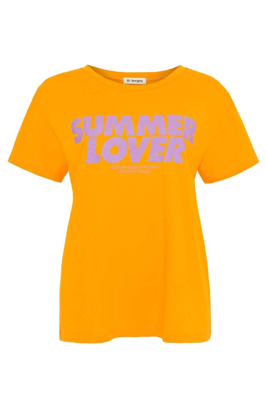 Kleidung liv bergen | T-Shirt Summer Lover In Bright Mango