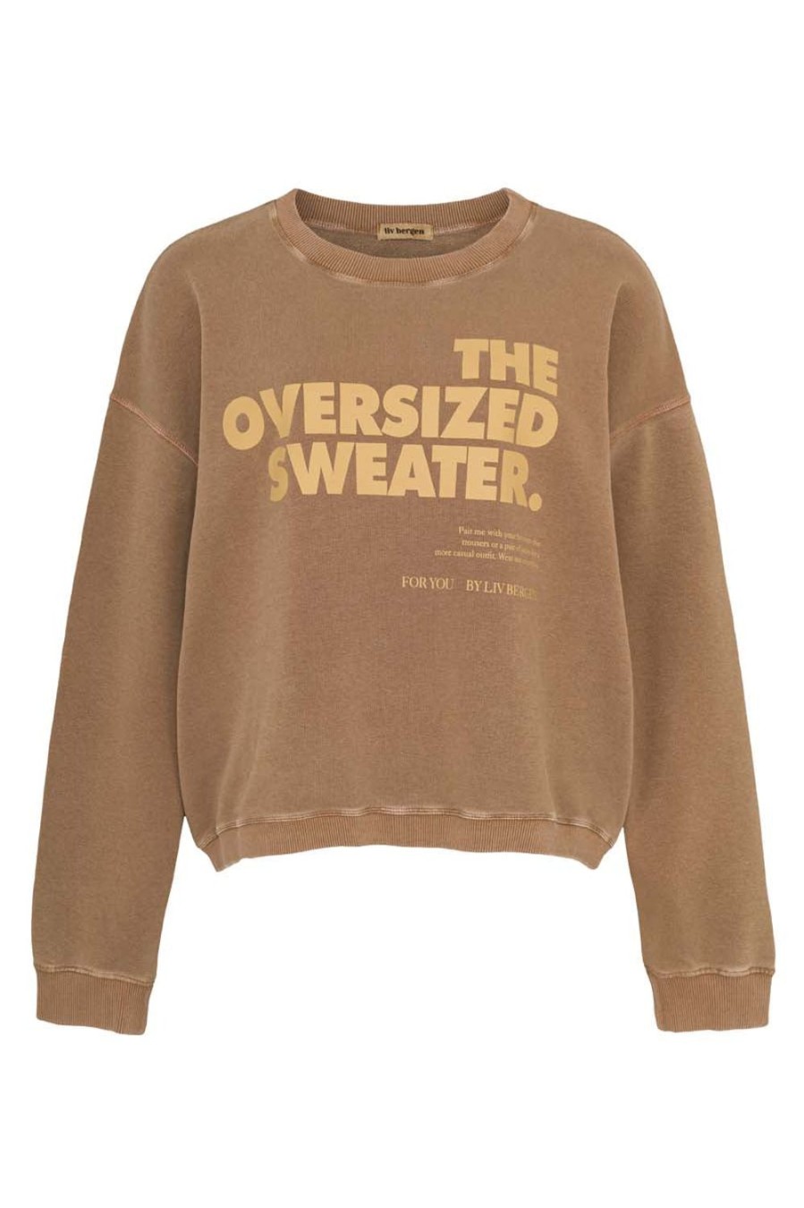 Kleidung liv bergen | The Oversized Sweater In Nougat