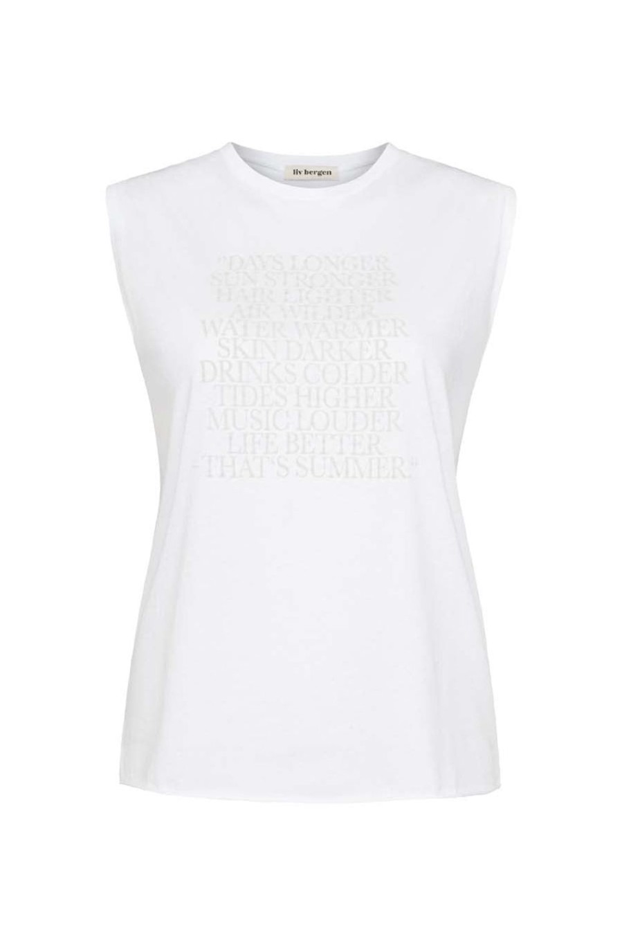 Kleidung liv bergen | Top Summer In Optic White