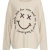 Kleidung liv bergen | Sweater Smiley In Silver