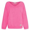 Kleidung liv bergen | V-Sweater "100% Organic Cotton" In Rose