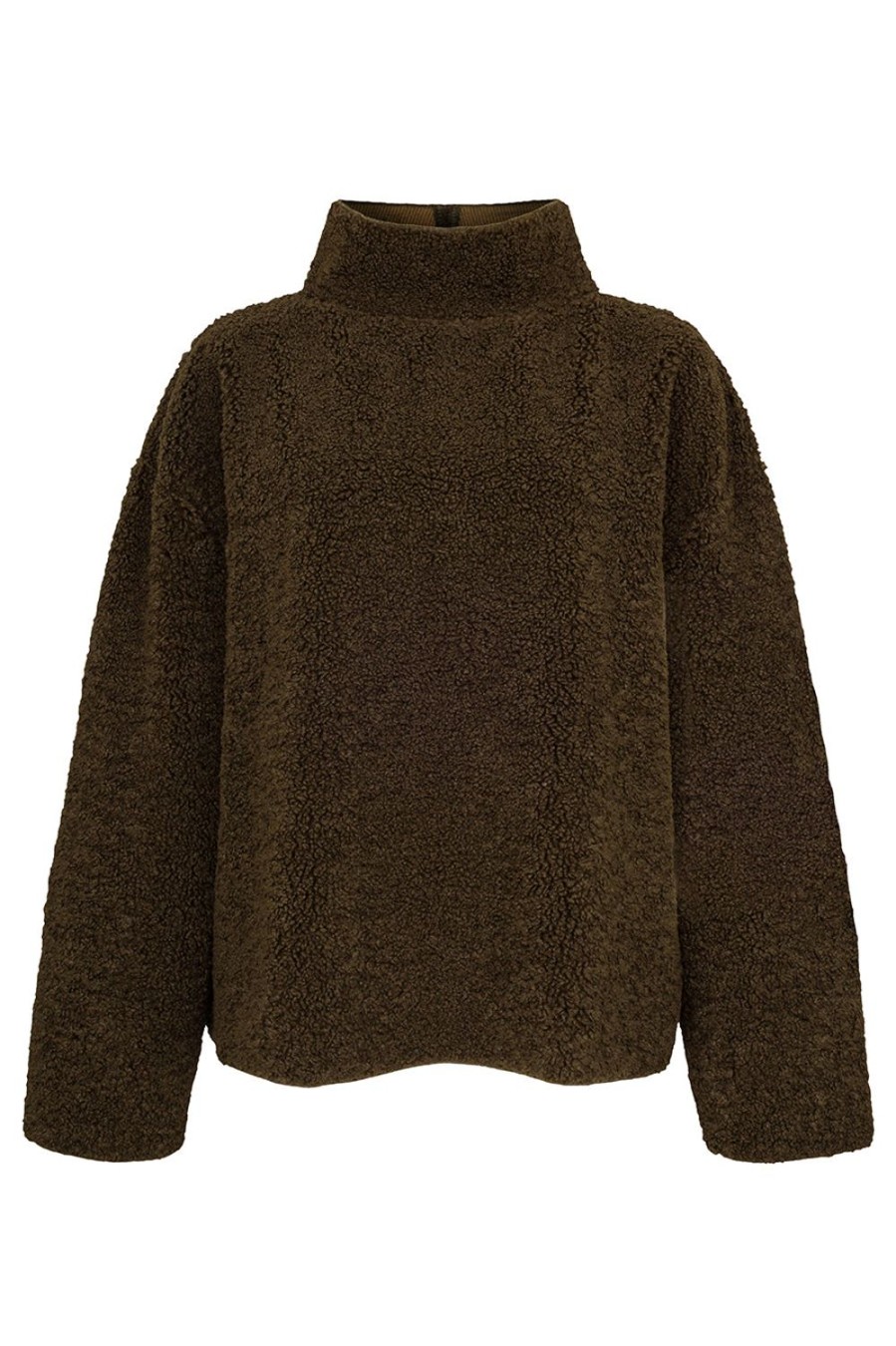 Kleidung liv bergen | Sweater Teddy No Print In Olive