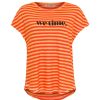 Kleidung liv bergen | T-Shirt Stripe In Coral