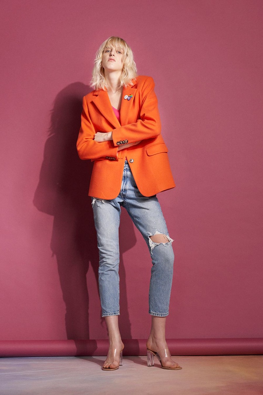 Kleidung liv bergen | Blazer In Orange