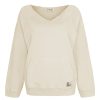 Kleidung liv bergen | V-Sweater "100% Organic Cotton" In Sand